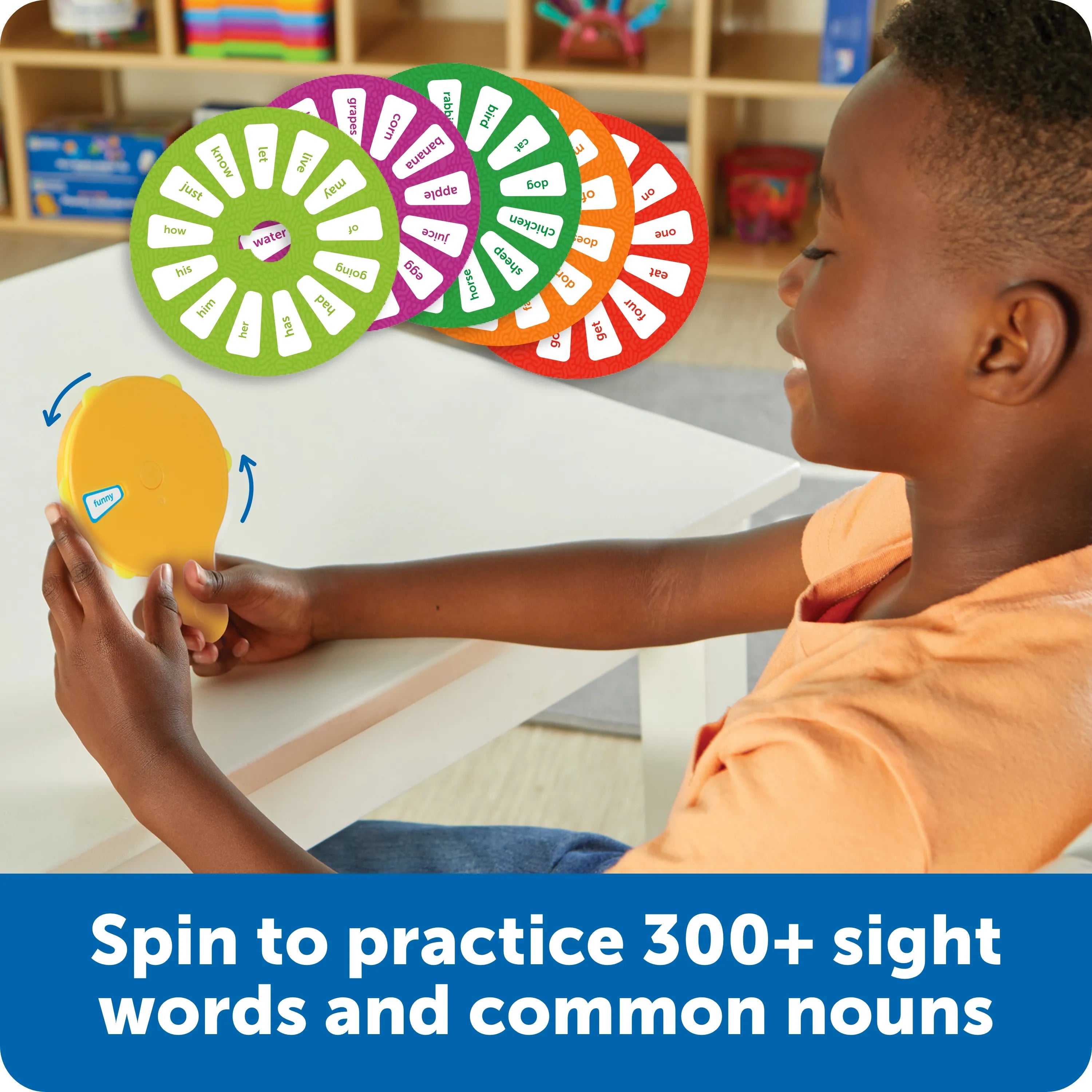 Skill Builders! Sight Words Quiz Wheel
