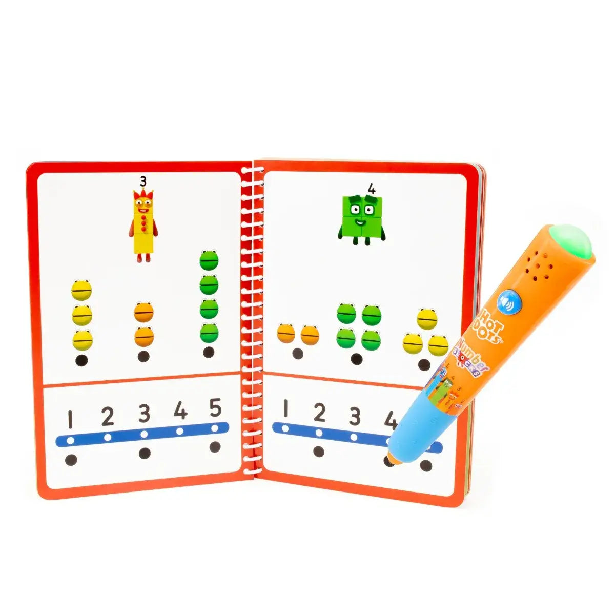 Hot Dots? Numberblocks? 1-10 Activity Book & Pen