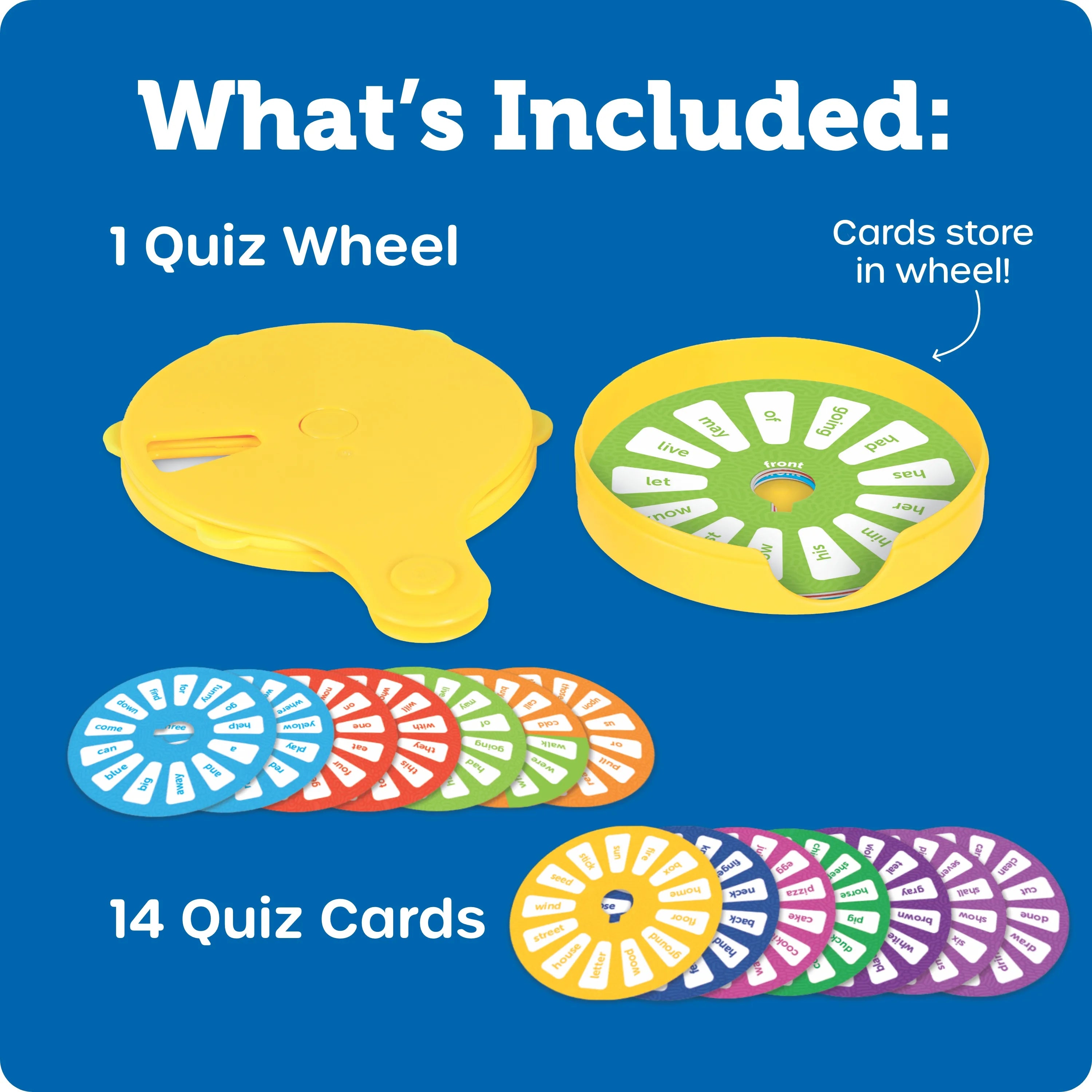 Skill Builders! Sight Words Quiz Wheel