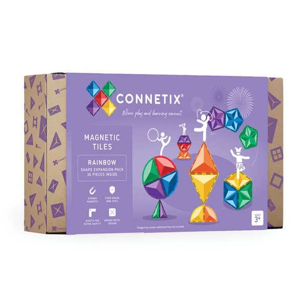 Connetix Rainbow Shape Expansion Pack 36 piece