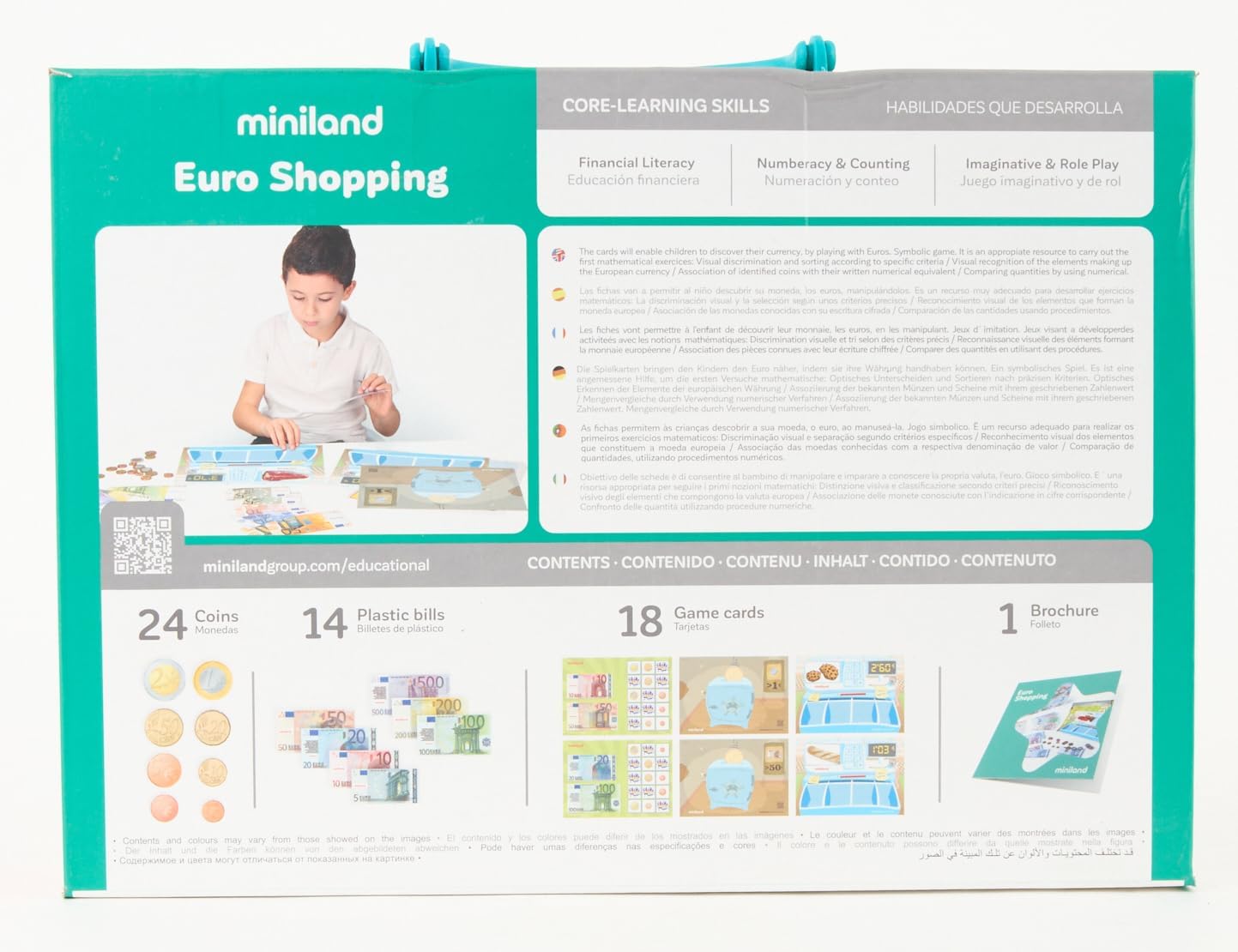 Miniland Euro Money Shopping Game
