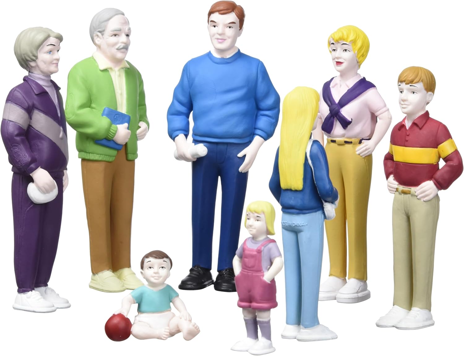 Miniland Caucasian family (8 figures)