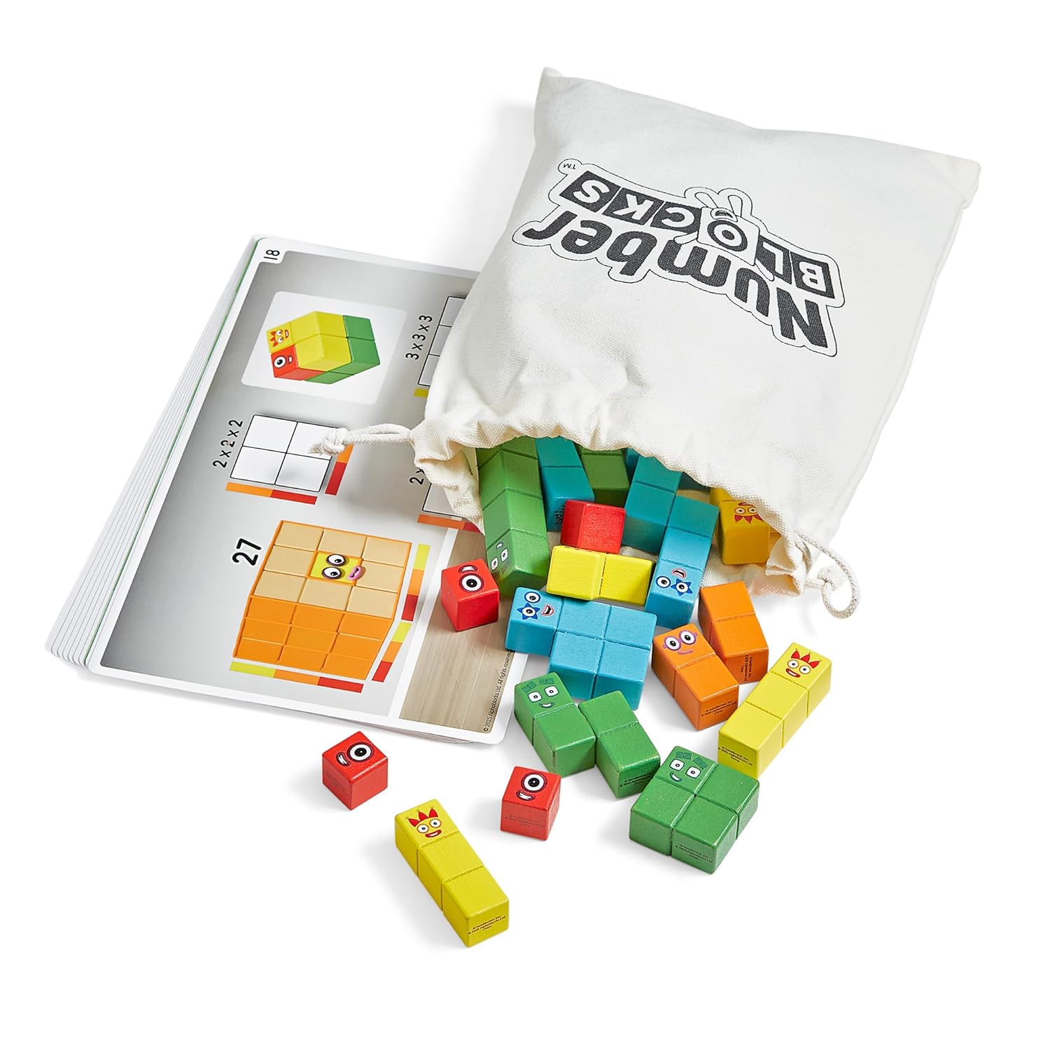 Numberblocks Wooden Building Blocks Activity Set