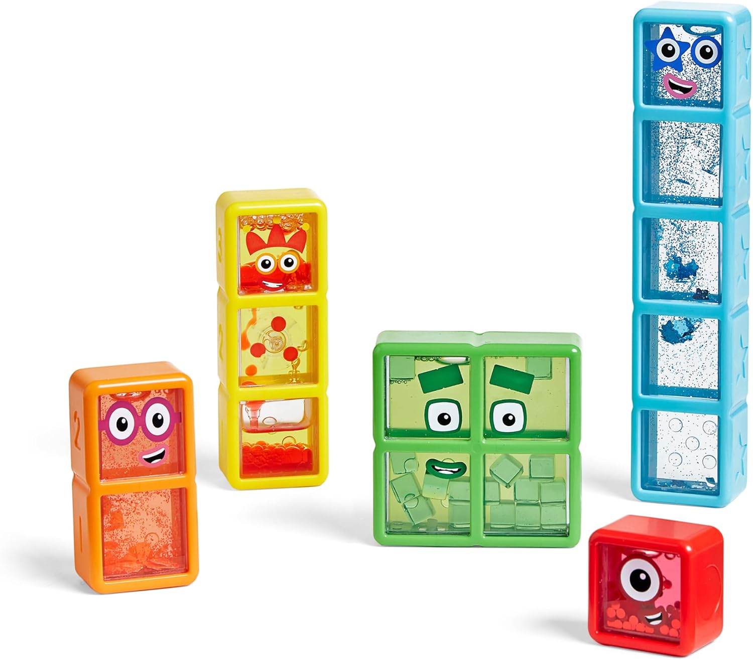 Numberblocks Sensory Bottles one to five