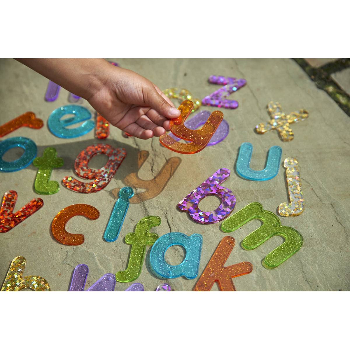 Rainbow Glitter Letters ? Pack of 26