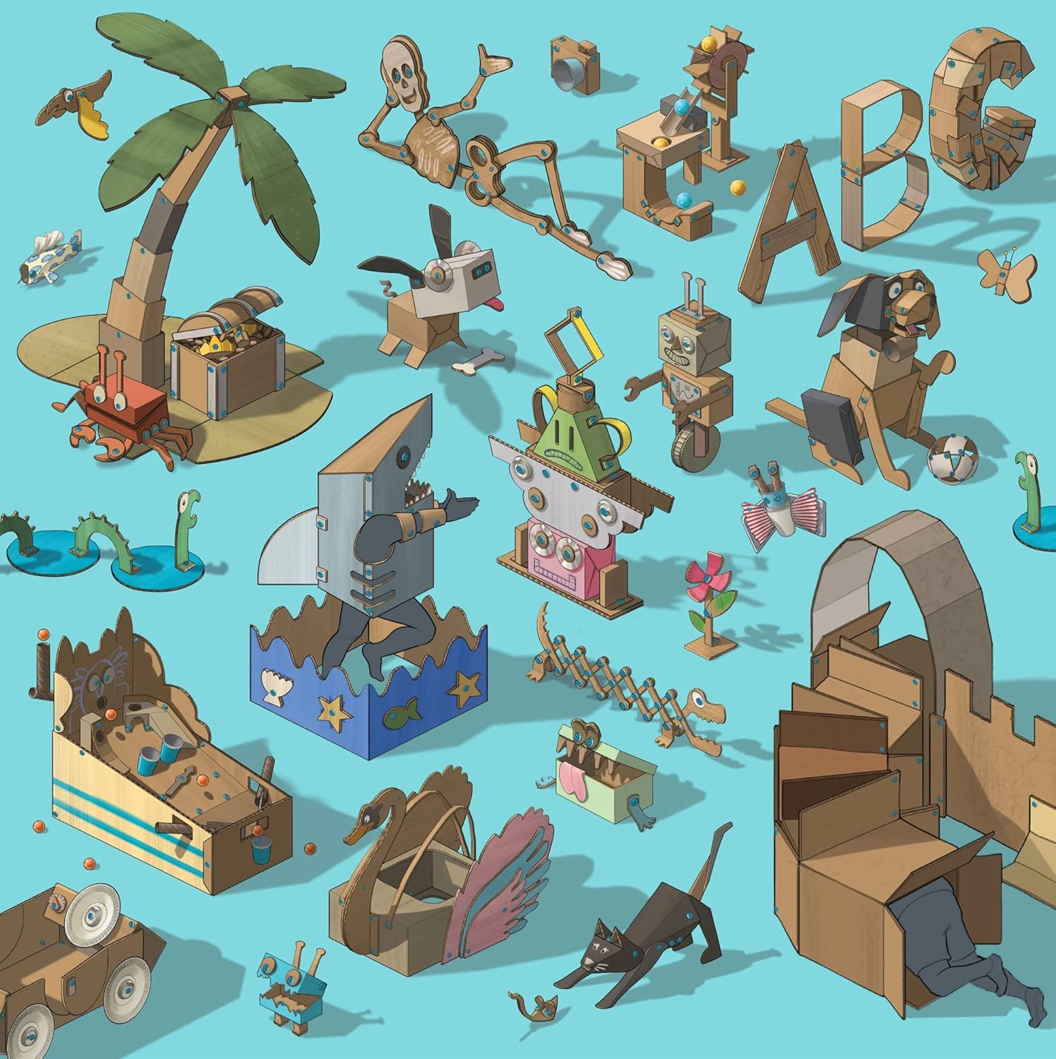 Makedo Explore 50 pcs Info