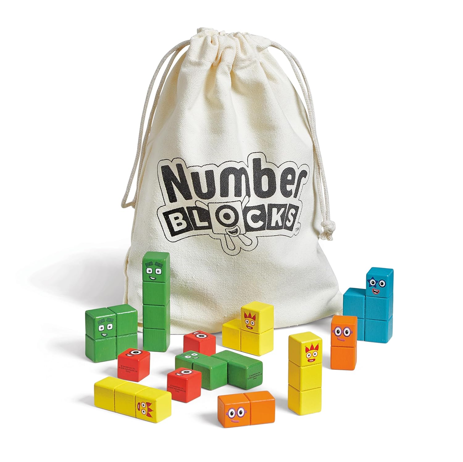 Numberblocks Wooden Building Blocks Activity Set