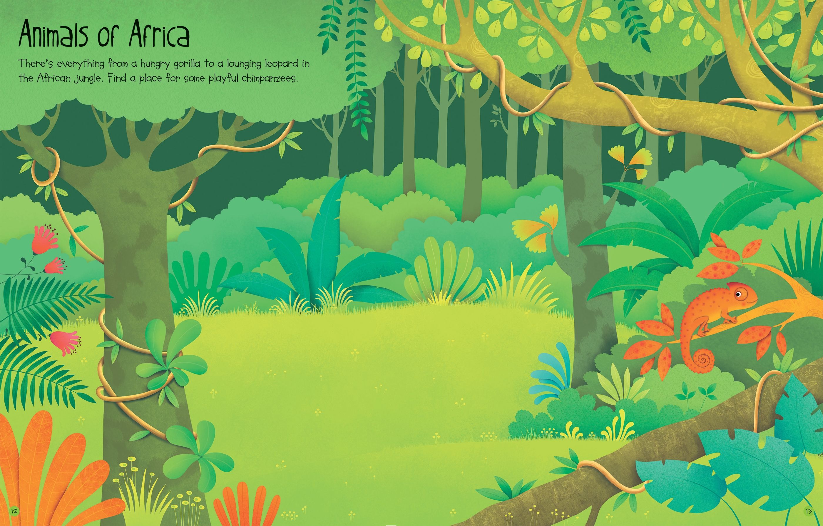 First Sticker Book Jungle