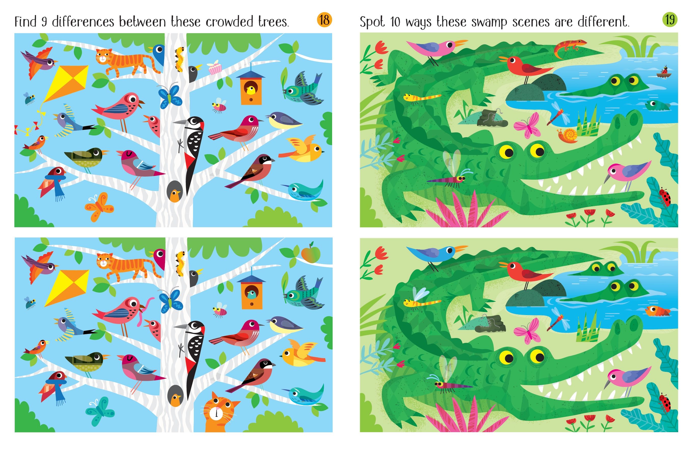 Spot the Difference Mini Book