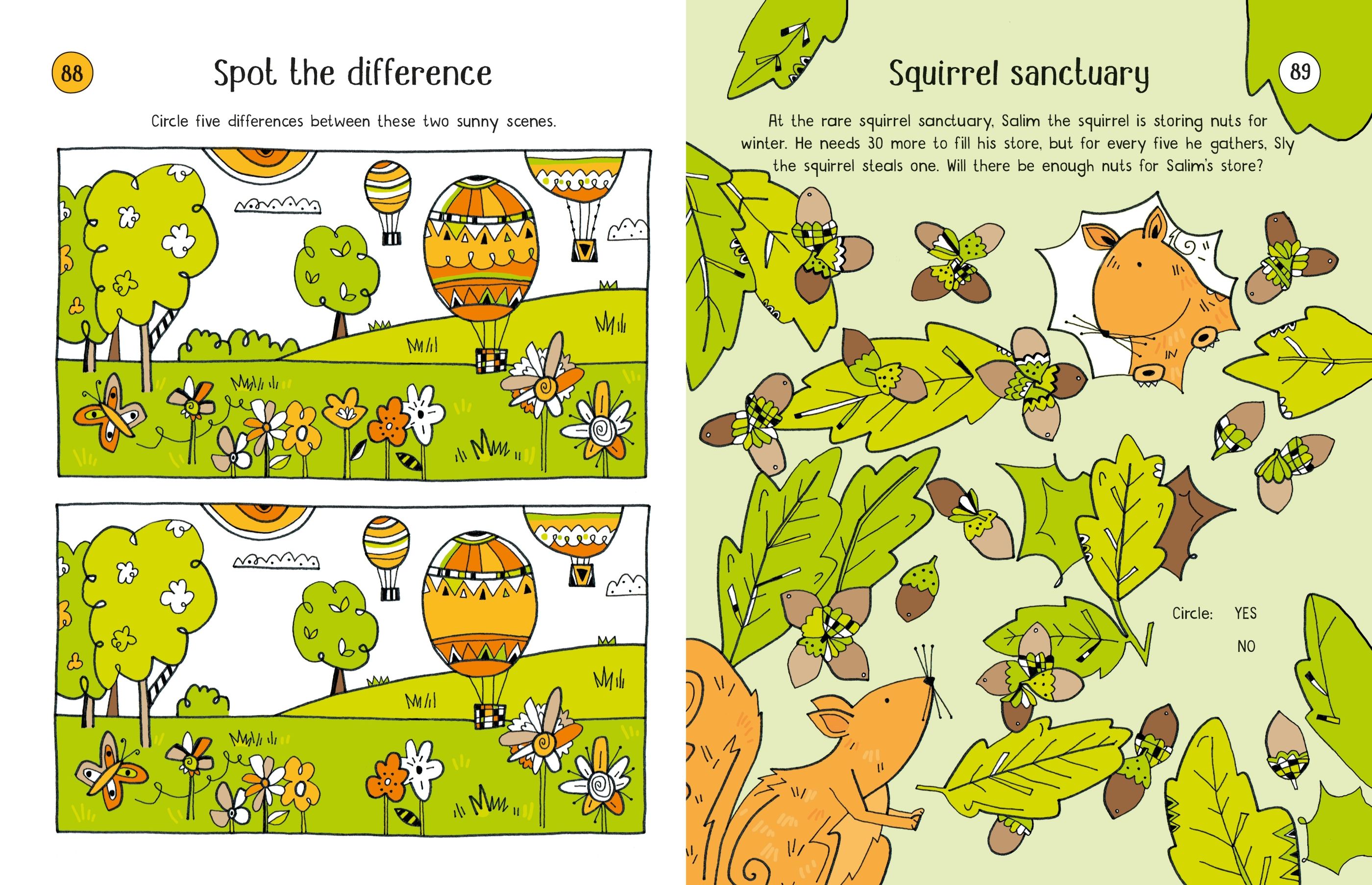 100 children's puzzles and games Holiday