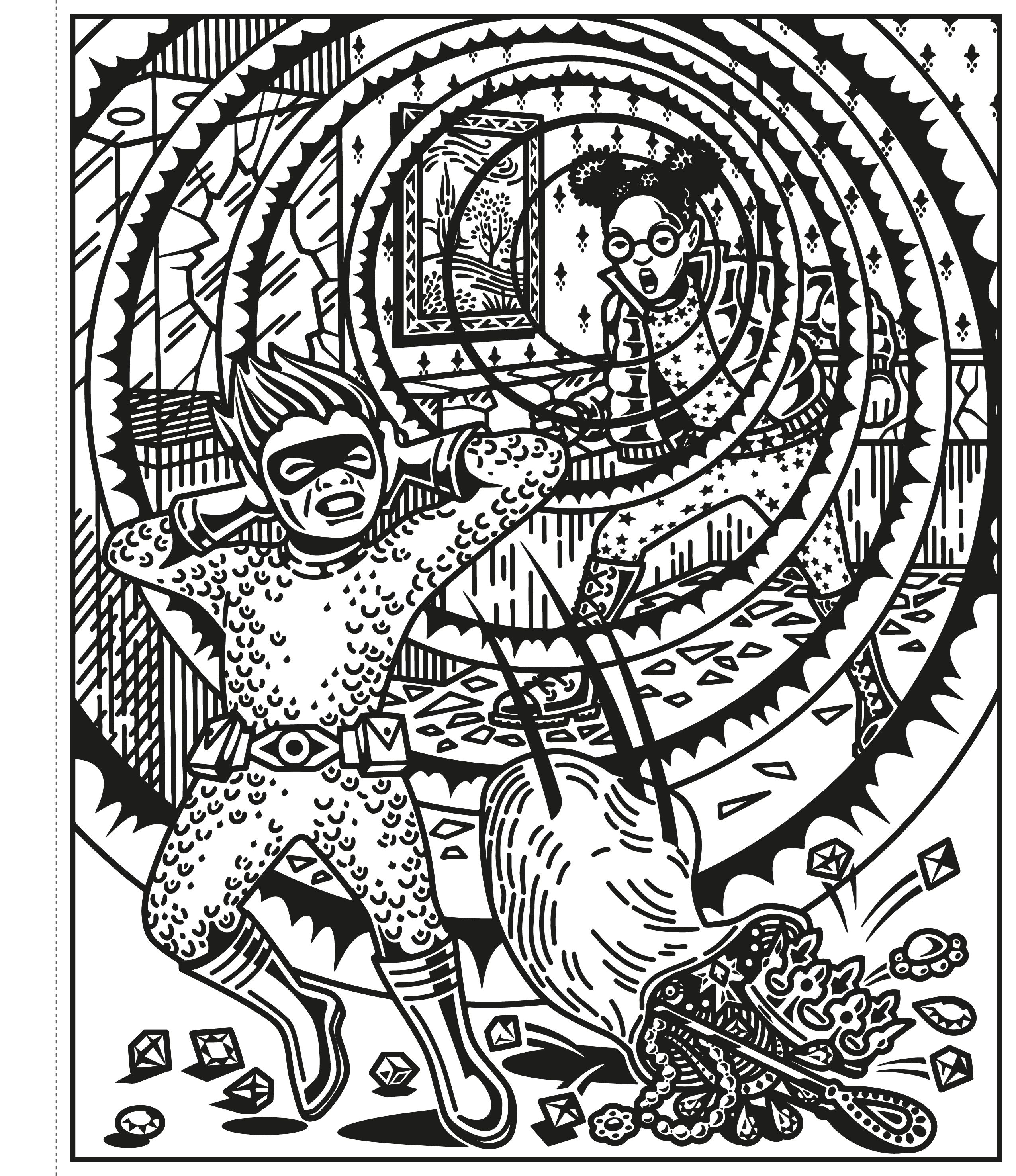 Superheroes Magic Painting Book