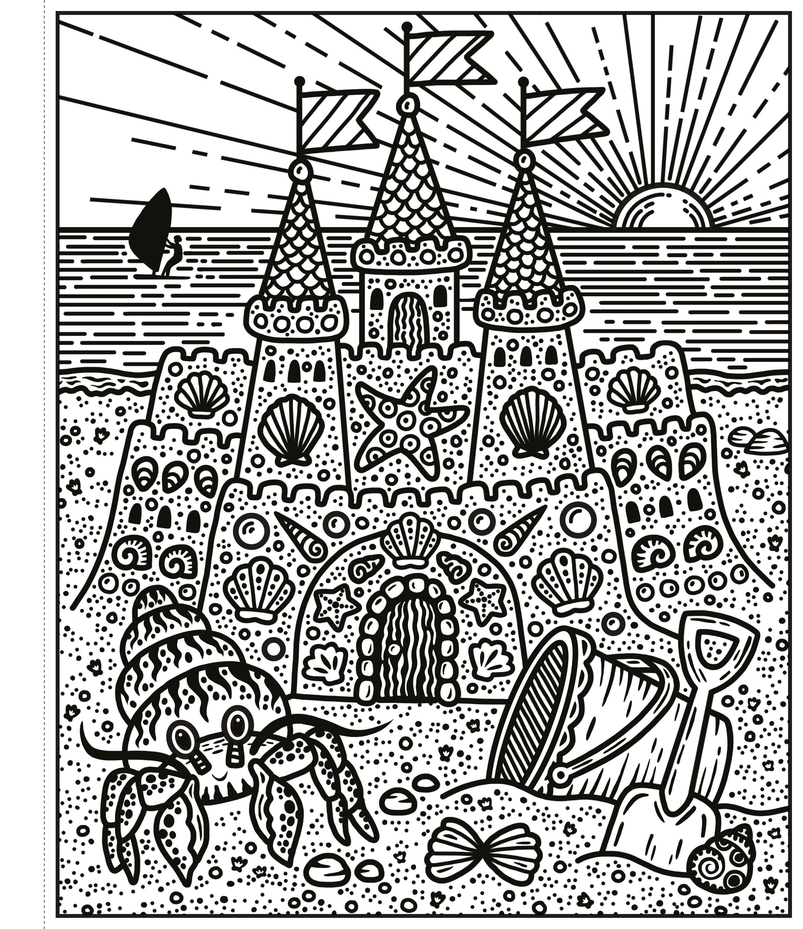 Seashore Magic Painting Book