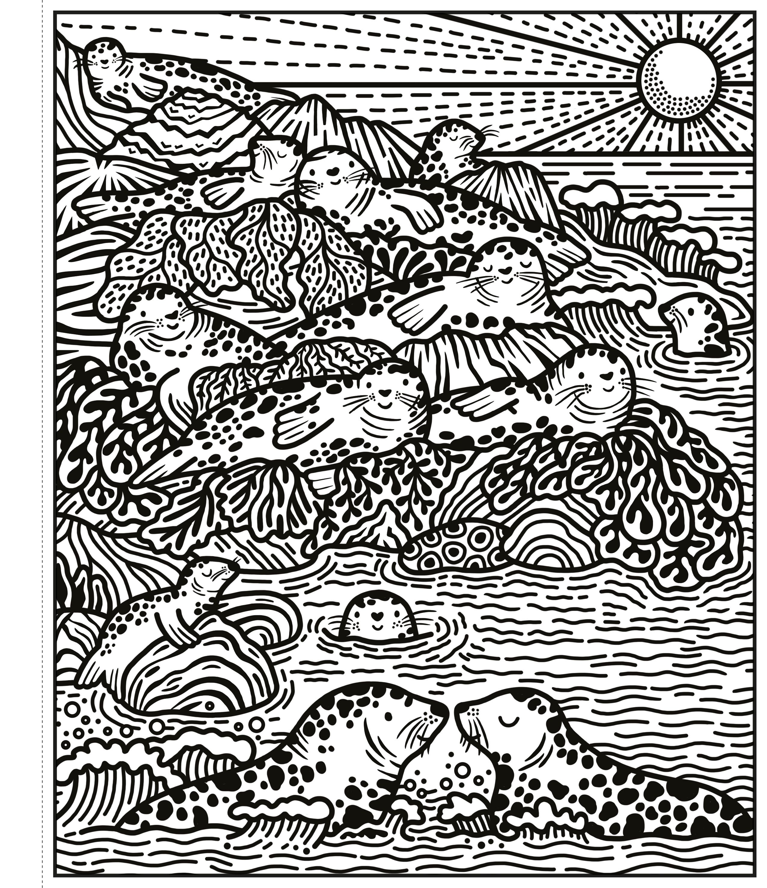 Seashore Magic Painting Book