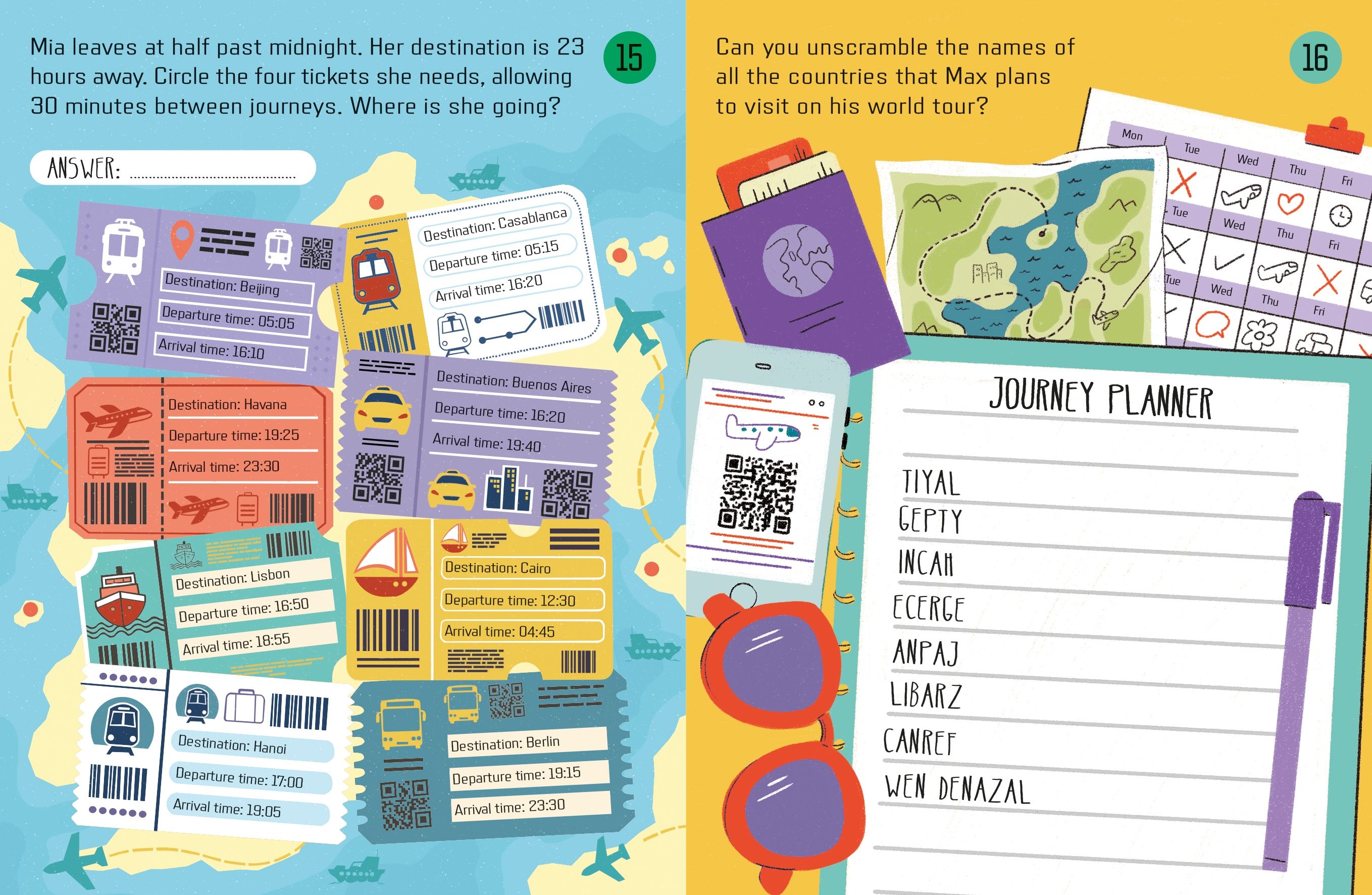 Things To Do on a Journey