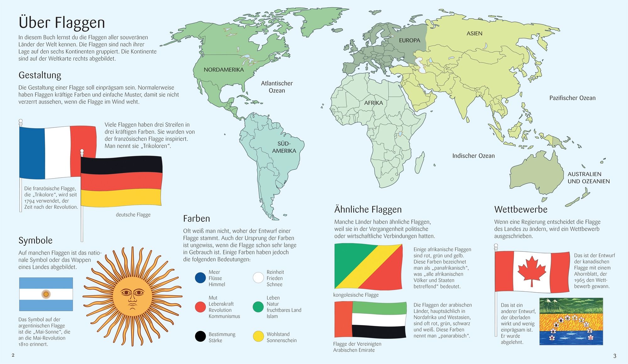 Flags of the World to Colour