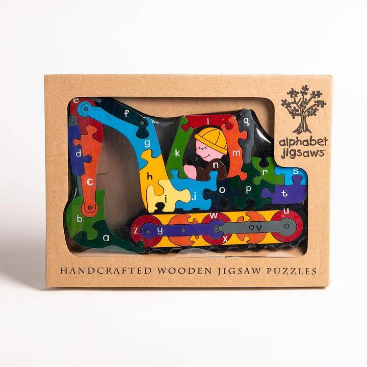 Alphabet Digger Wooden Jigsaw Puzzle