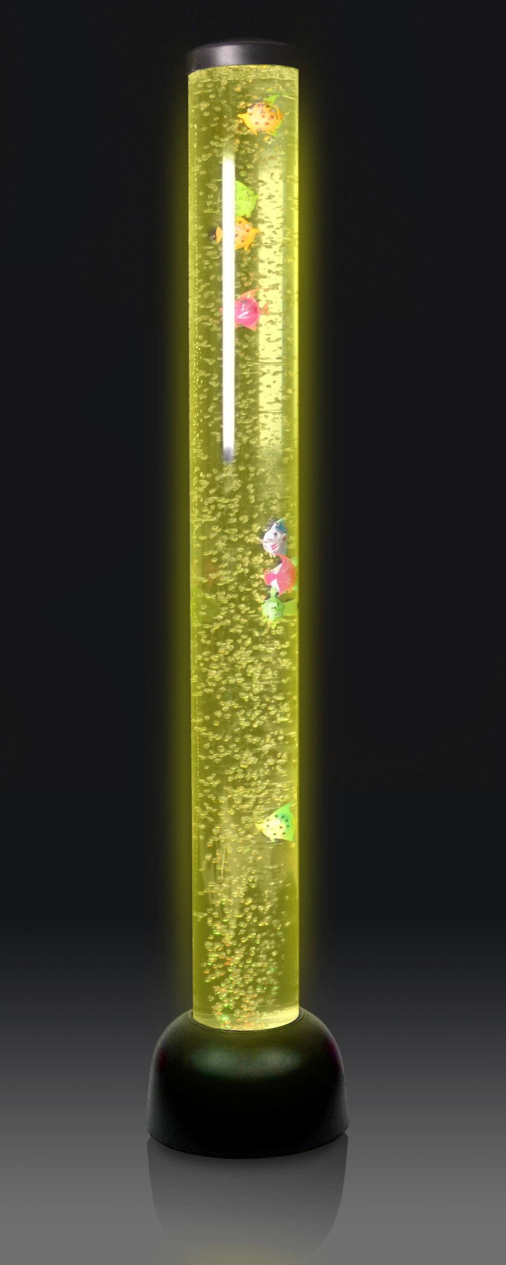 Playlearn Bubble Tube - Black with fish