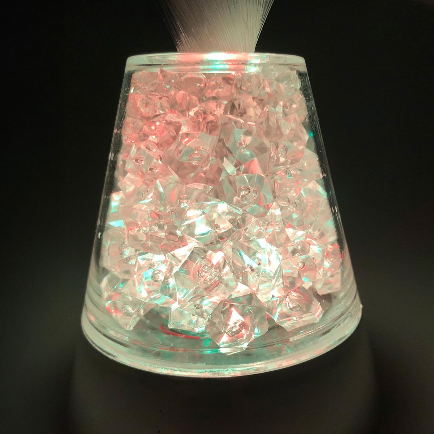 Fibre optic Ice Lamp