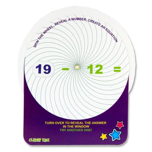 Clever Kidz Pkt12 Maths Wheel Addition & Subtraction
