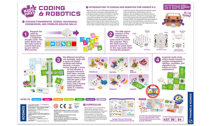 Kids First Coding & Robotics Award Winning STEM Activity Set Age 4 - 8