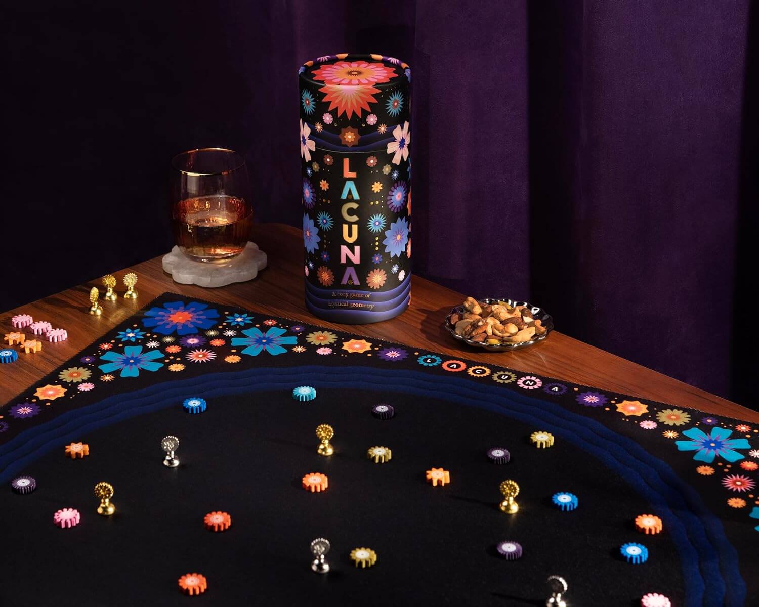 Lacuna A Cozy Game of Mystical Geometry, For 2 Players, Ages 8+