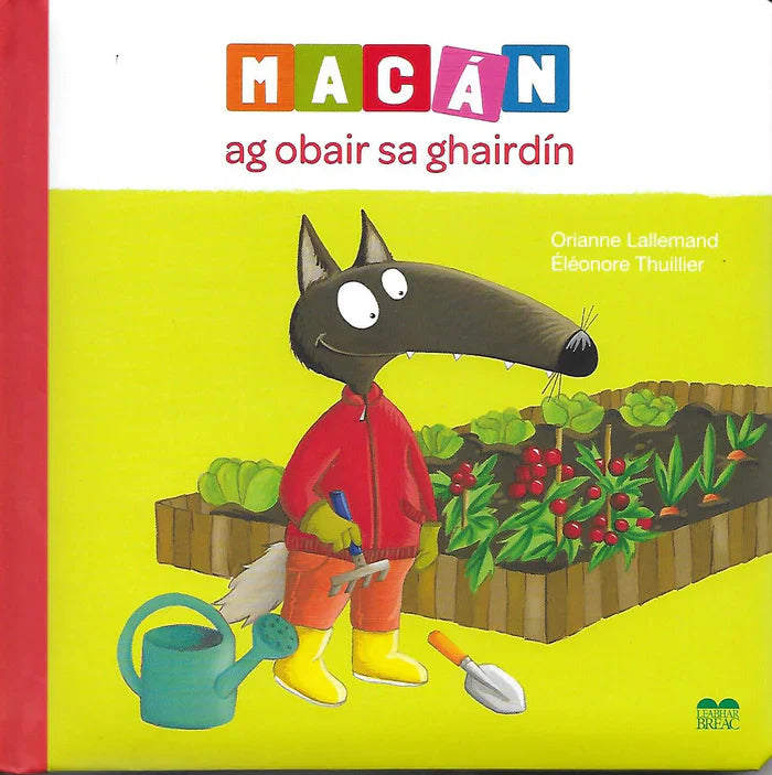 Macan ag obair sa ghairdin