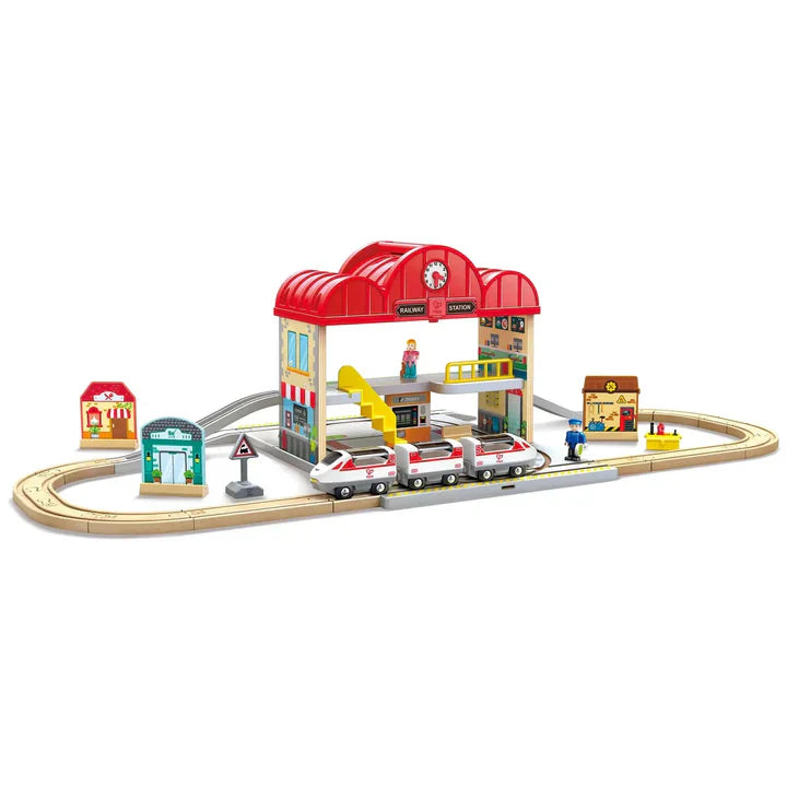 Hape portable train station