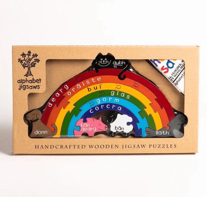 Rainbow Jigsaw Puzzle (As Gaeilge)