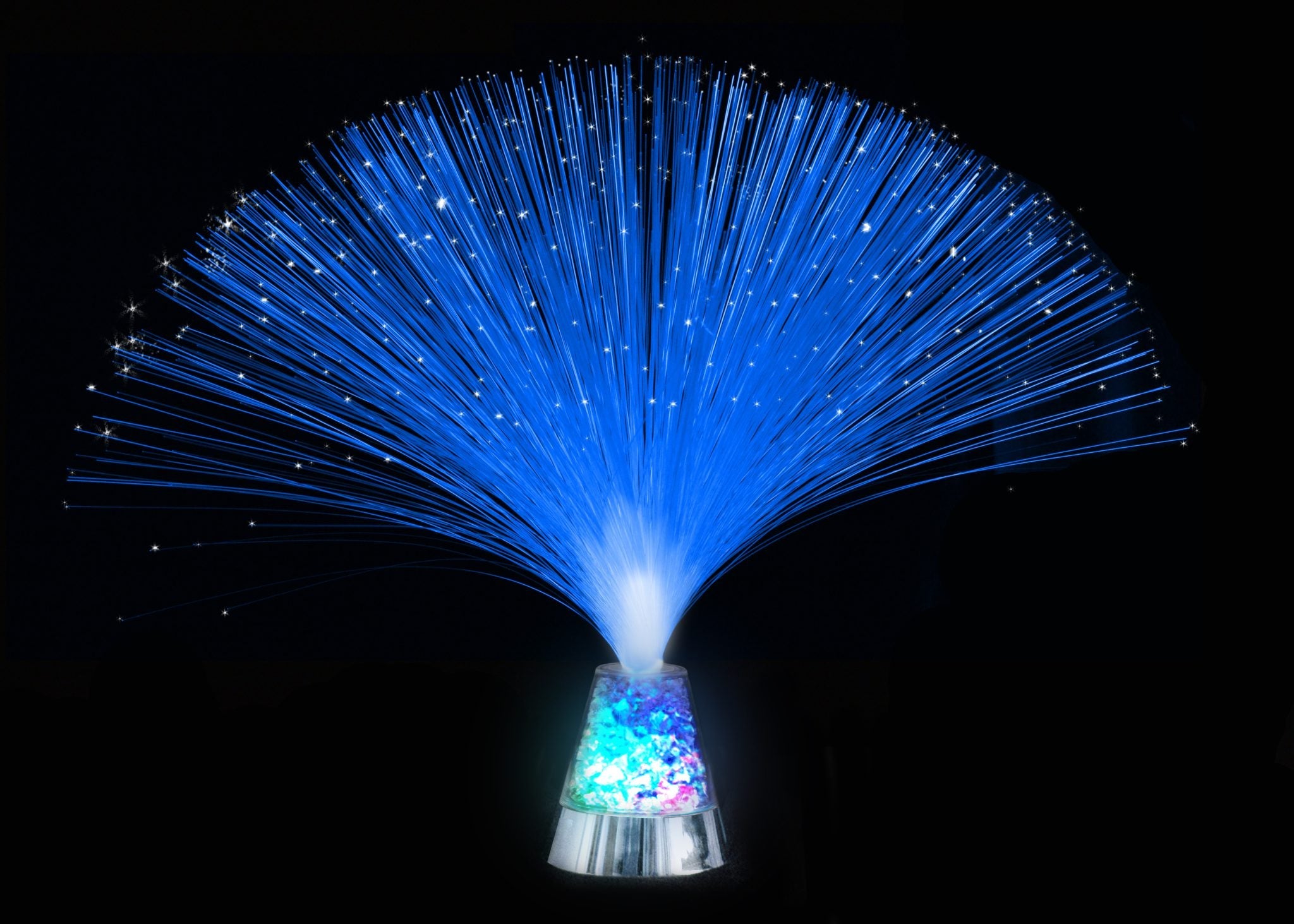 Fibre optic Ice Lamp