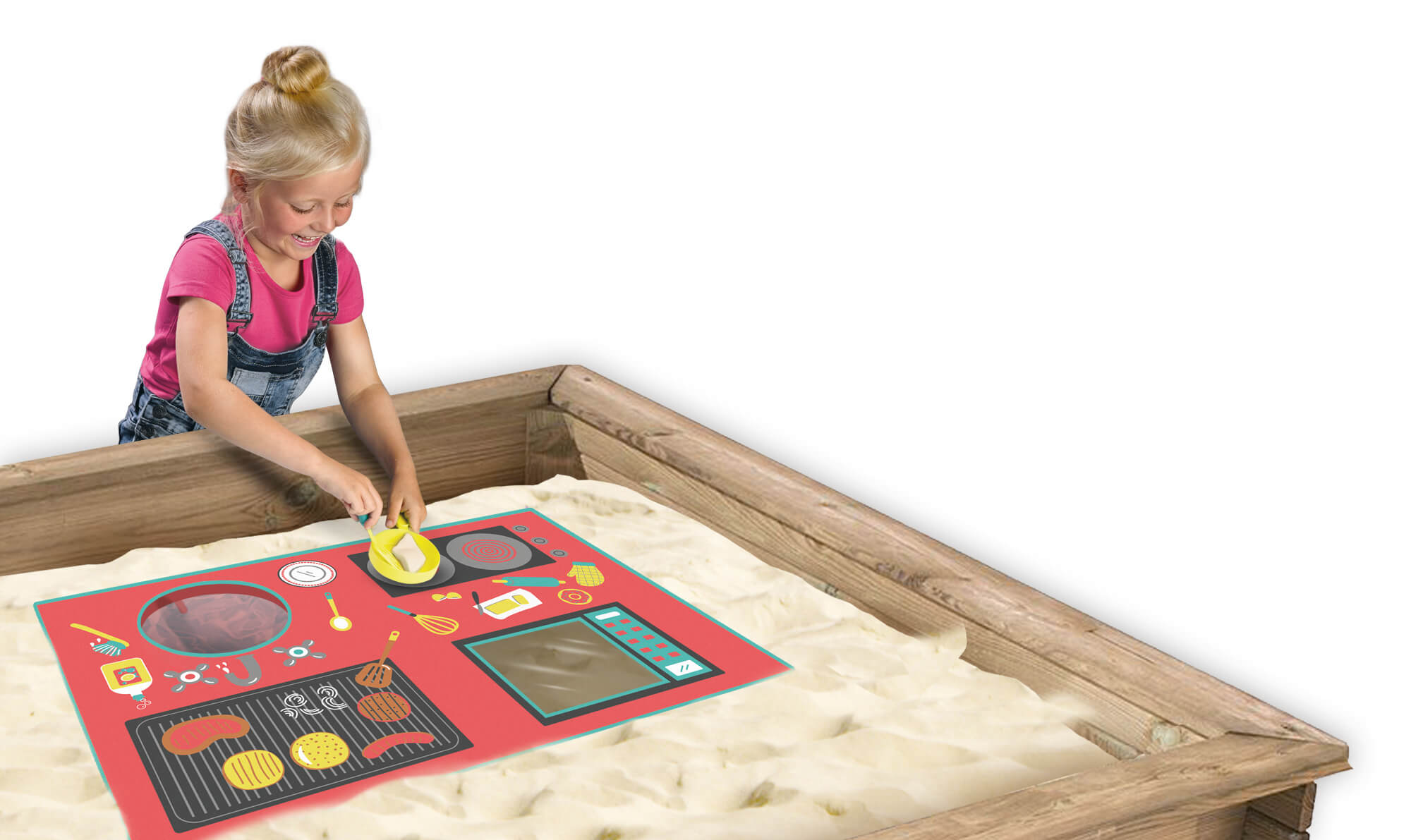 Sand play mat Kitchen