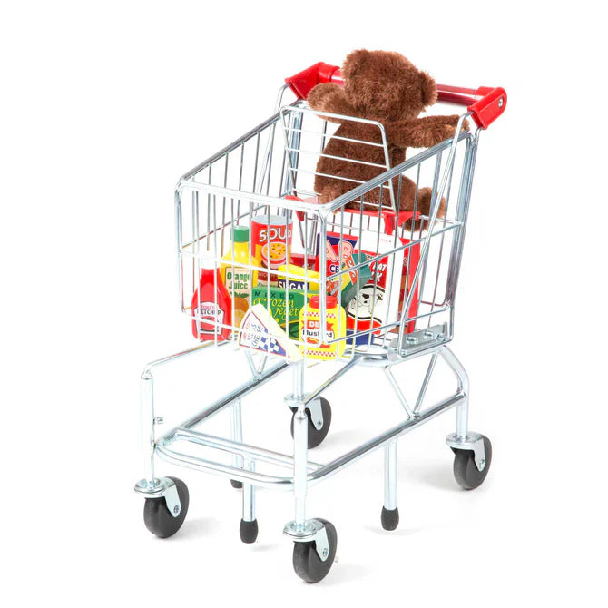 Shopping Cart Toy - Metal Grocery Wagon Melissa & Doug