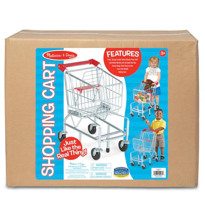 Shopping Cart Toy - Metal Grocery Wagon Melissa & Doug