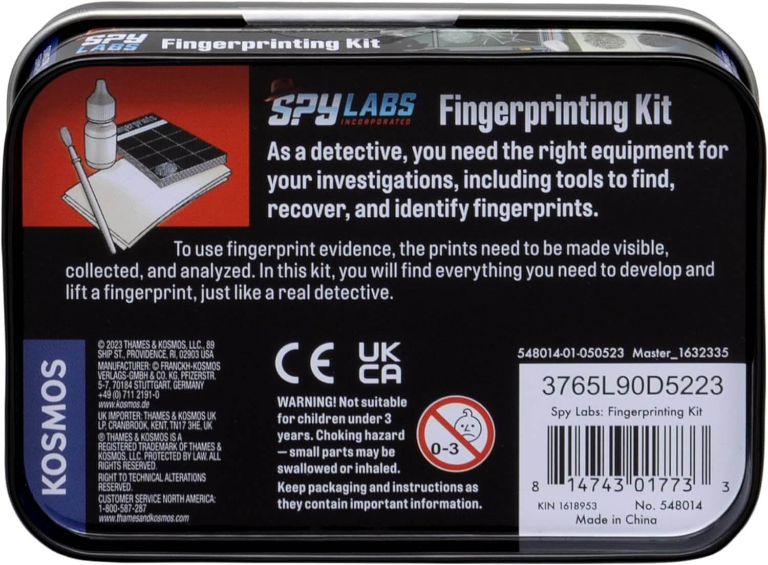 Spy Labs Fingerprinting Kit - Thames and Kosmos