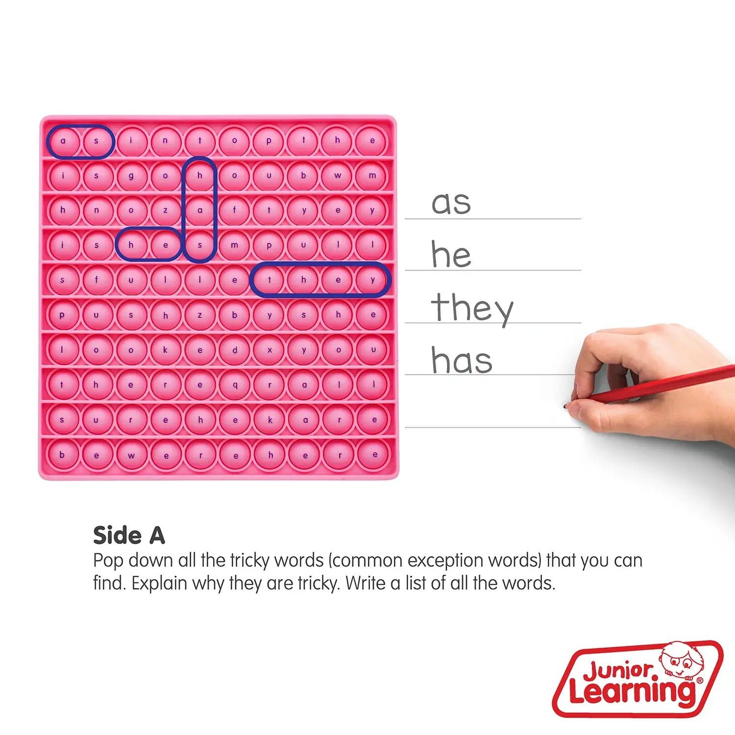 Junior Learning Tricky Word Search Bubble Board