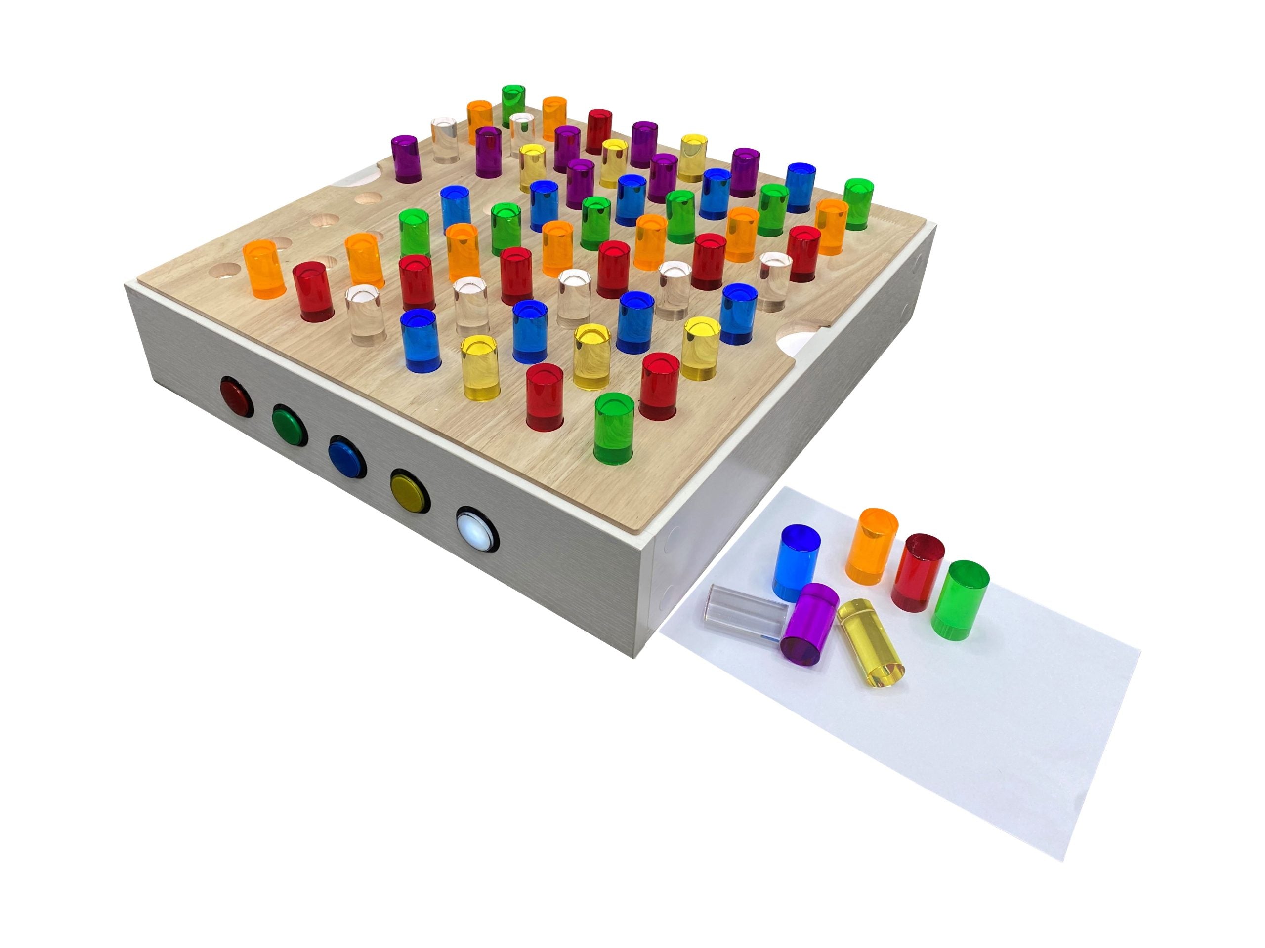 Table Top Panel with Coloured Rods