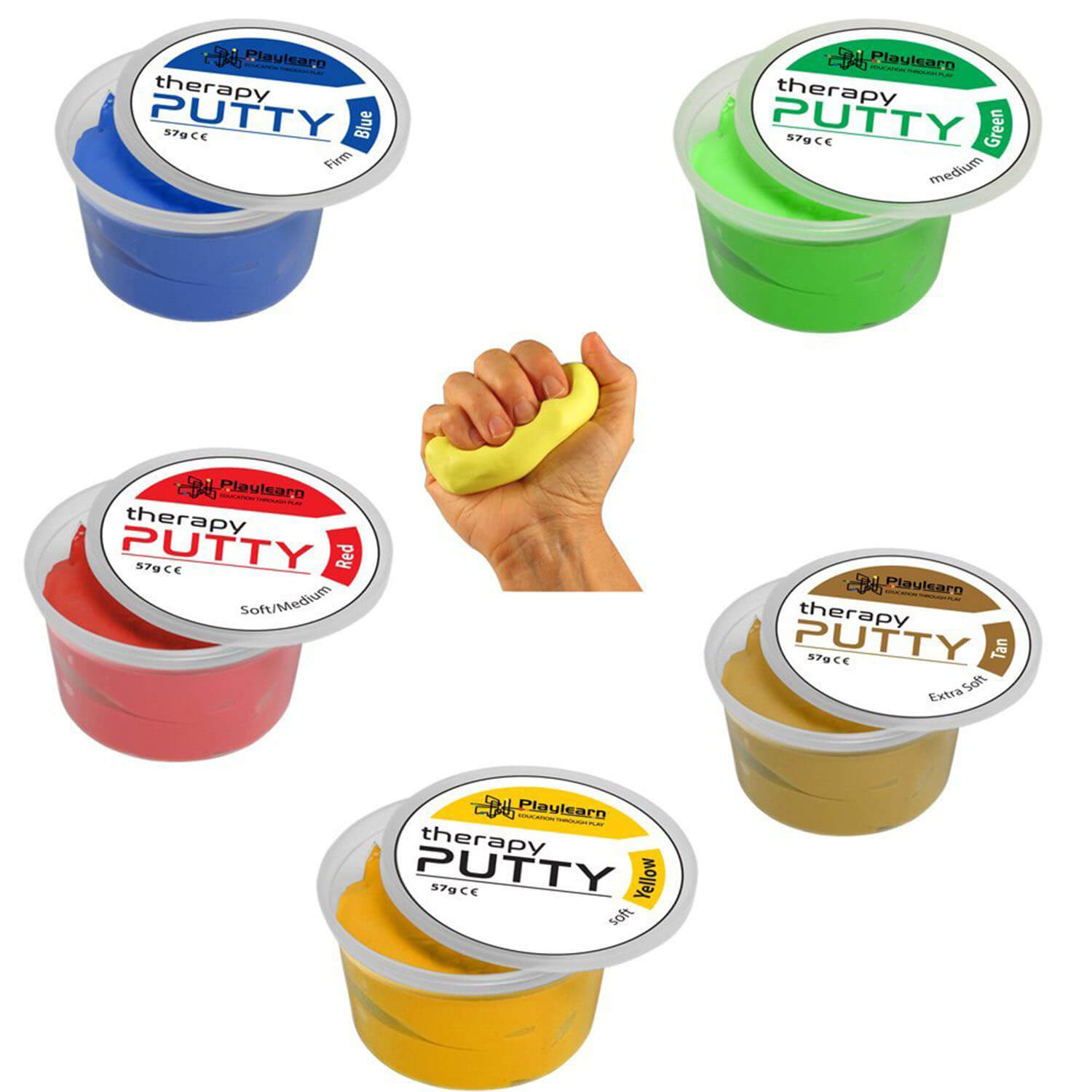 Therapy putty ( 5 Colours ? 5 Strengths )