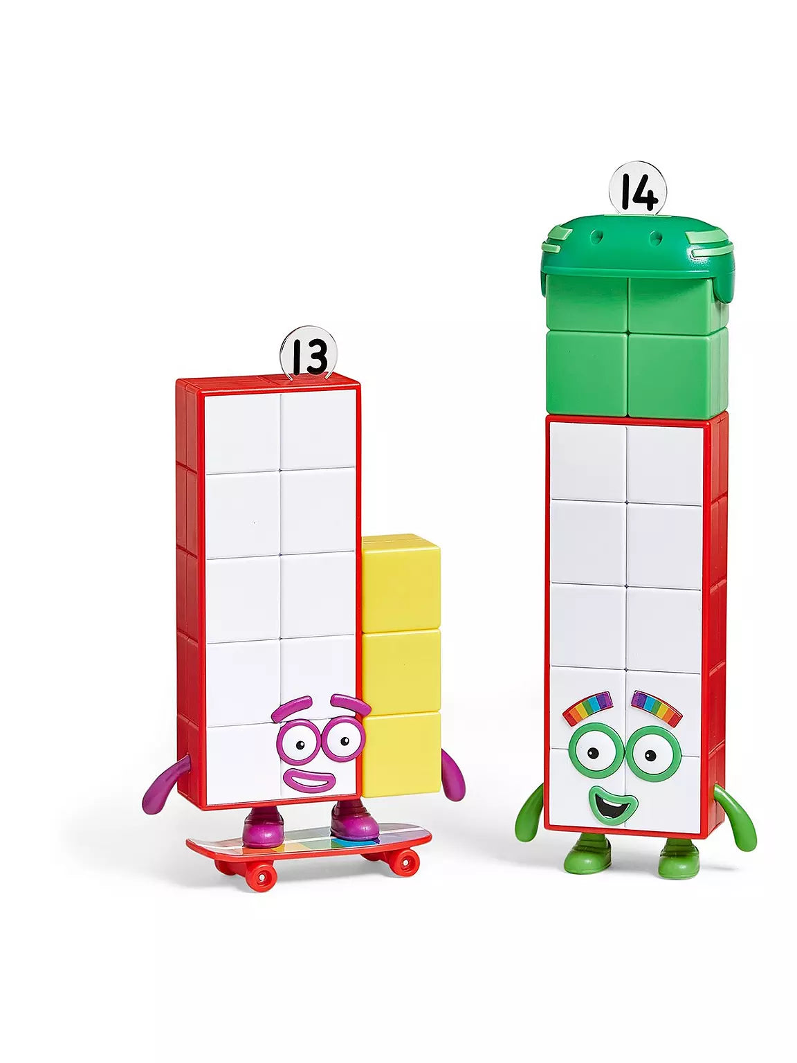 Numberblocks Thirteen and Fourteen Figure Pack