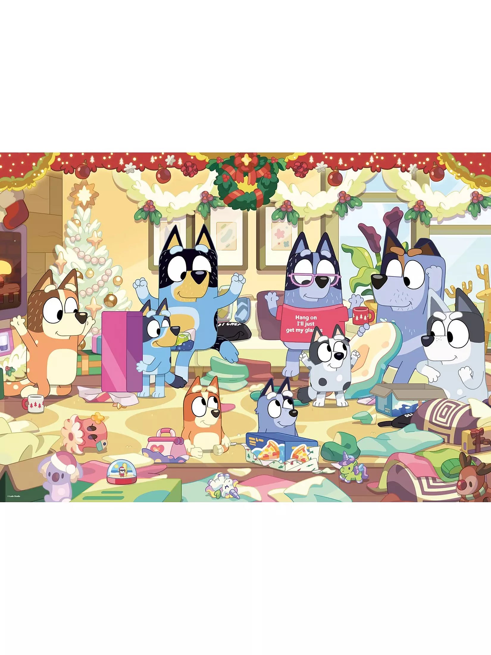 Ravensburger Christmas Bluey Giant Floor Puzzle 24pc