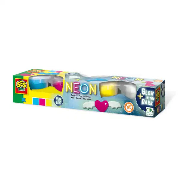 Play Dough Neon and Glow in the dark