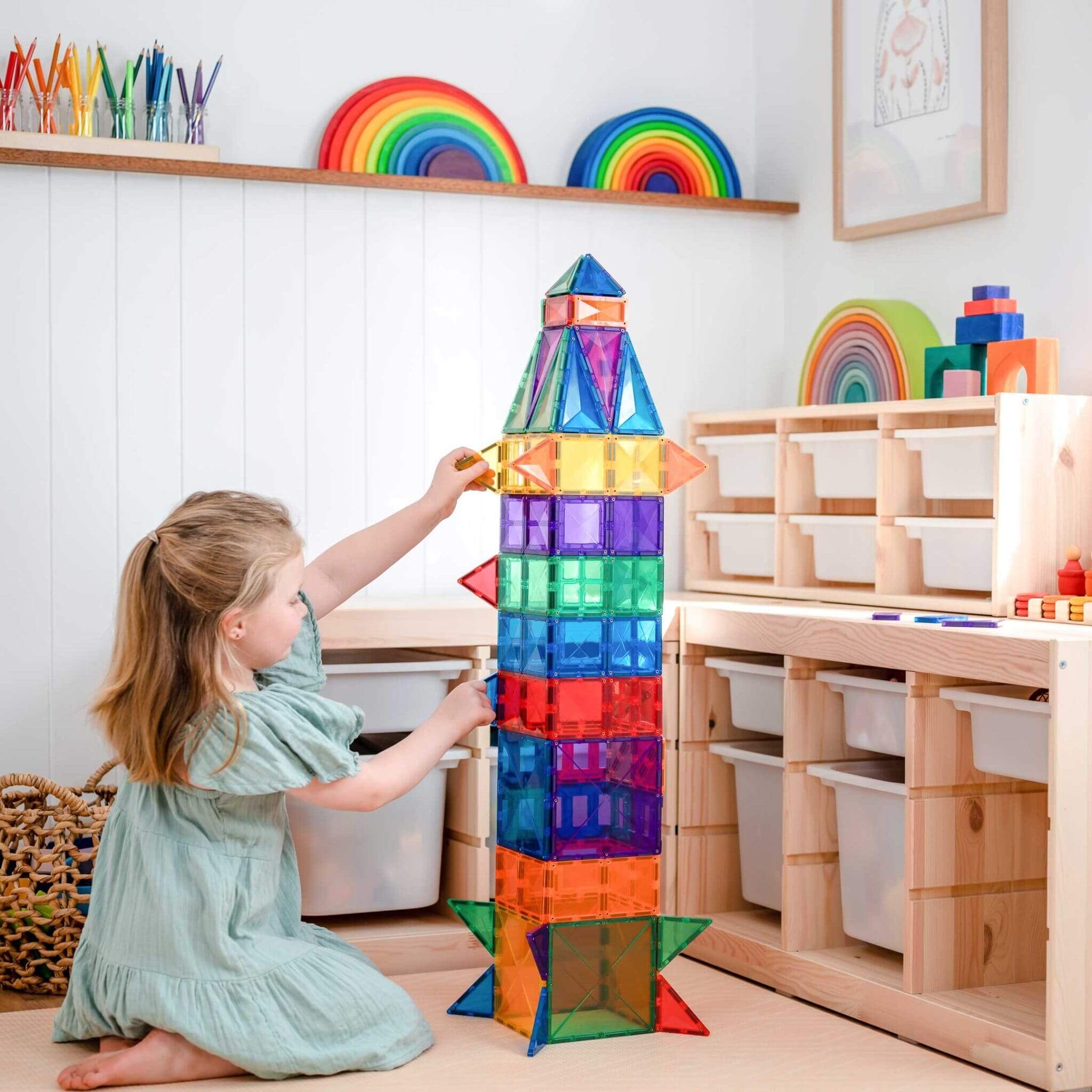 Connetix Magnetic Tiles 102 Piece Creative Set