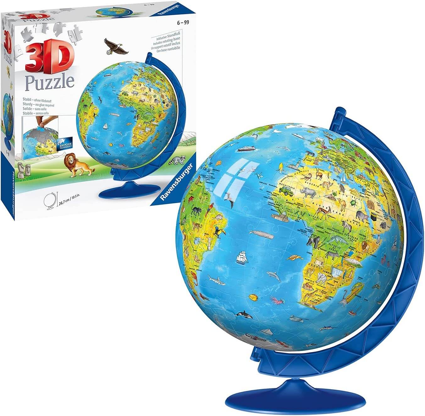 Ravensburger Childrens World Globe 3D Jigsaw Puzzle