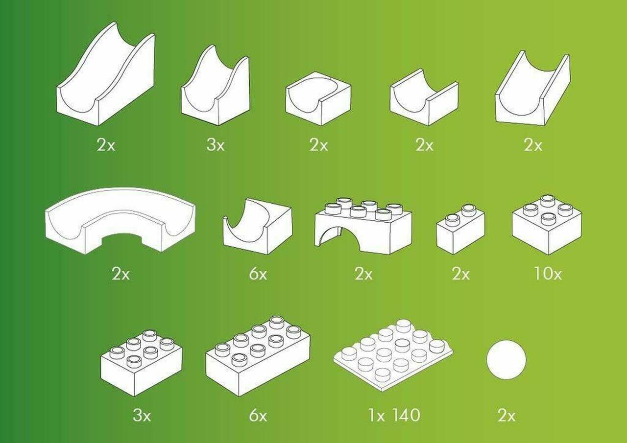 Hubelino Mini Building Box (45 Pcs)