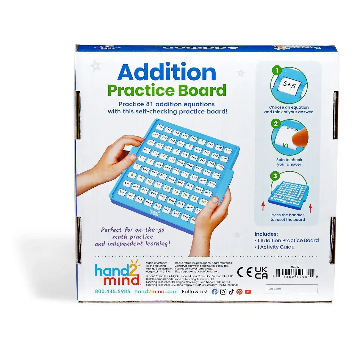 Interactive Math Facts Board - Addition