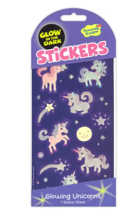Stickers Glowing Unicorns