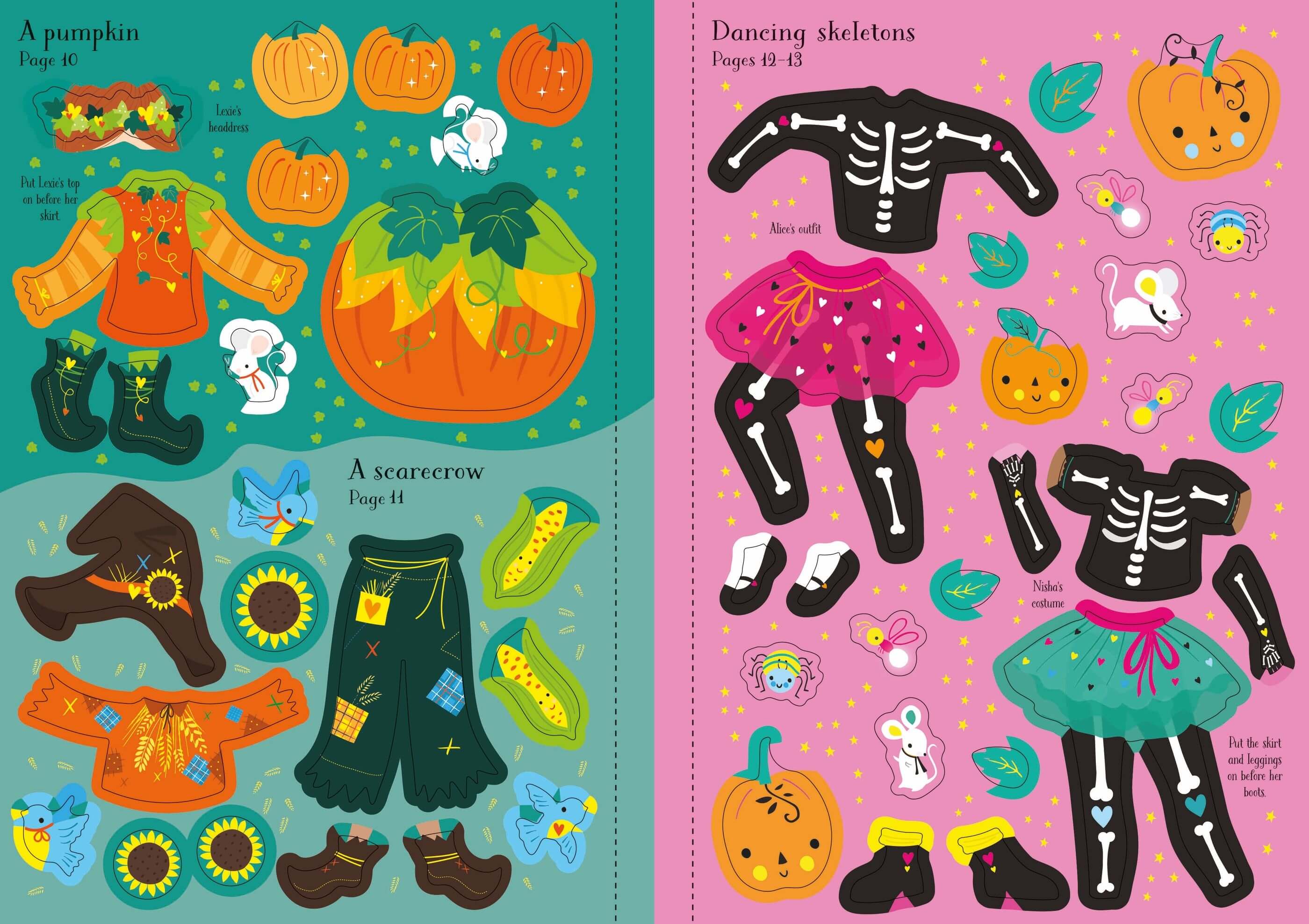 Little Sticker Dolly Dressing Halloween