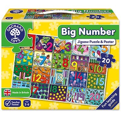 Big Number Jigsaw Puzzle Orchard Toys