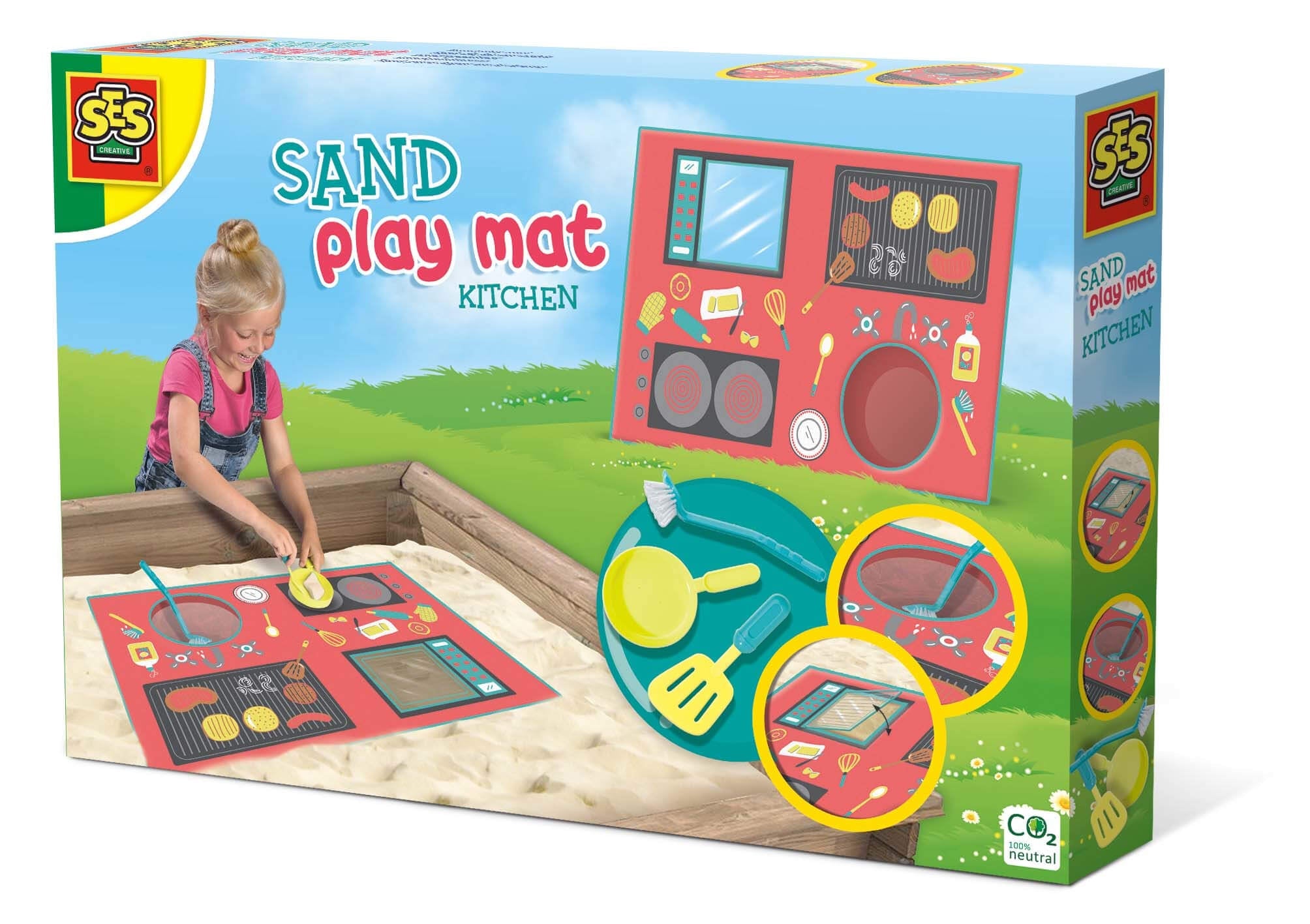 Sand play mat Kitchen