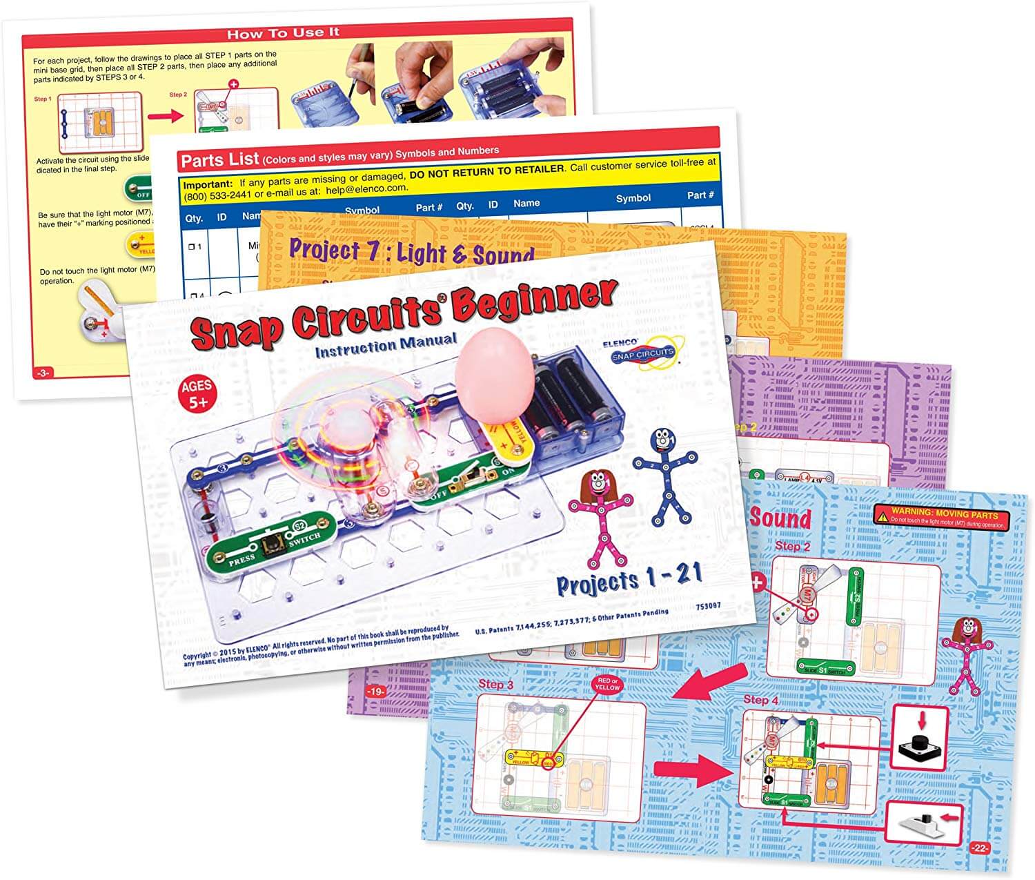 Snap Circuits SCB-20 Beginner Electronics Discovery Kit