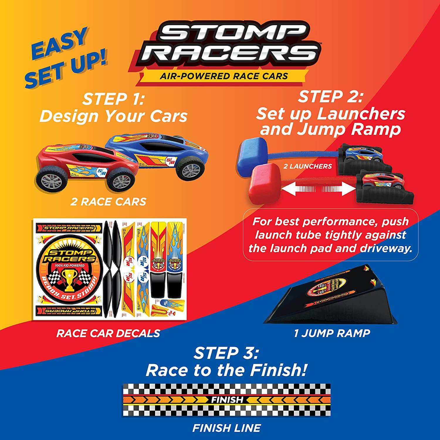 Stomp Rocket Racers Dueling
