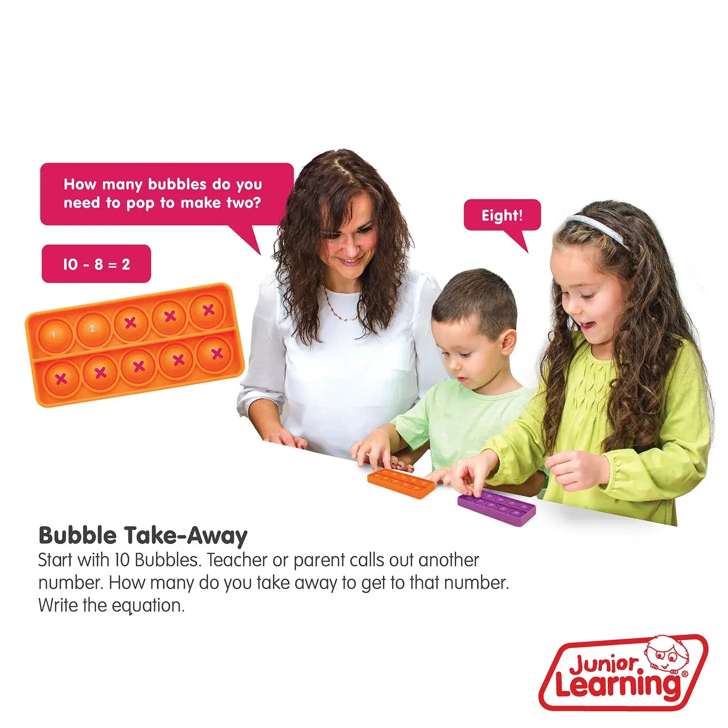 Junior Learning Ten Frames Bubble Boards